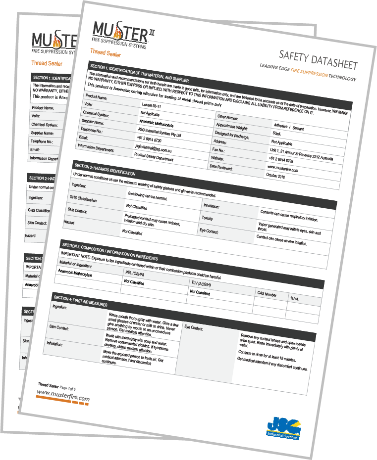 Safety Data Sheet - Muster